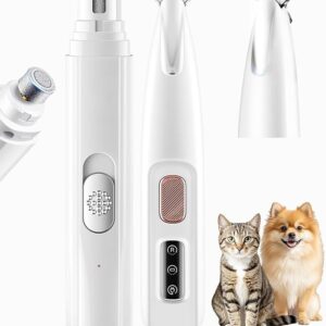 Professional Dog Cat Pet Nail Grinder and Paw Trimmer